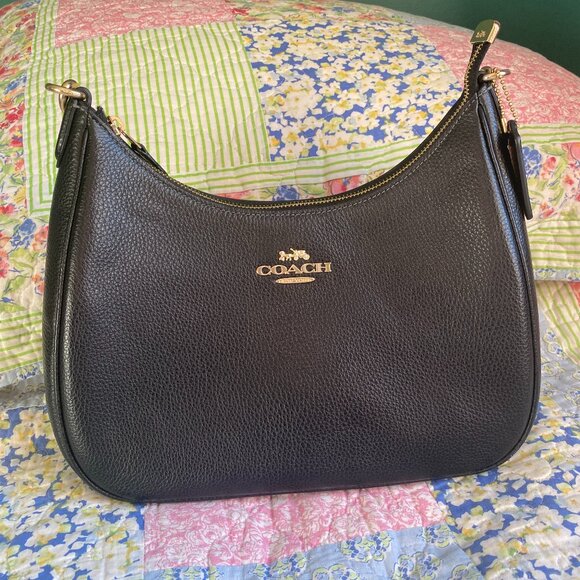 Coach Handbags - Coach Teri Hobo Bag - Black/Gold